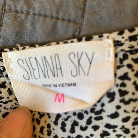 Sienna Sky wrap front long sleeve blouse - Picture 3 of 3